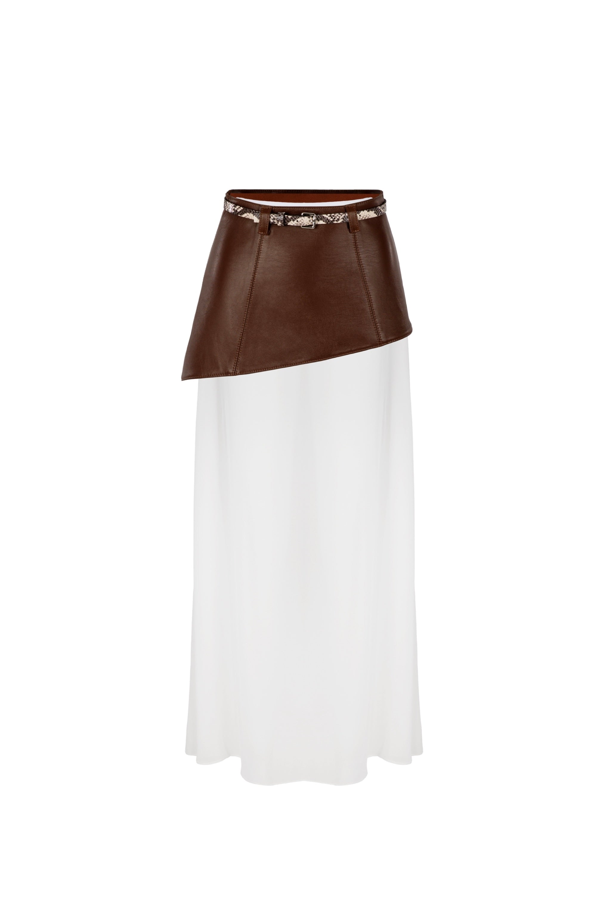 Basque LEYA with a Long Sheer Skirt