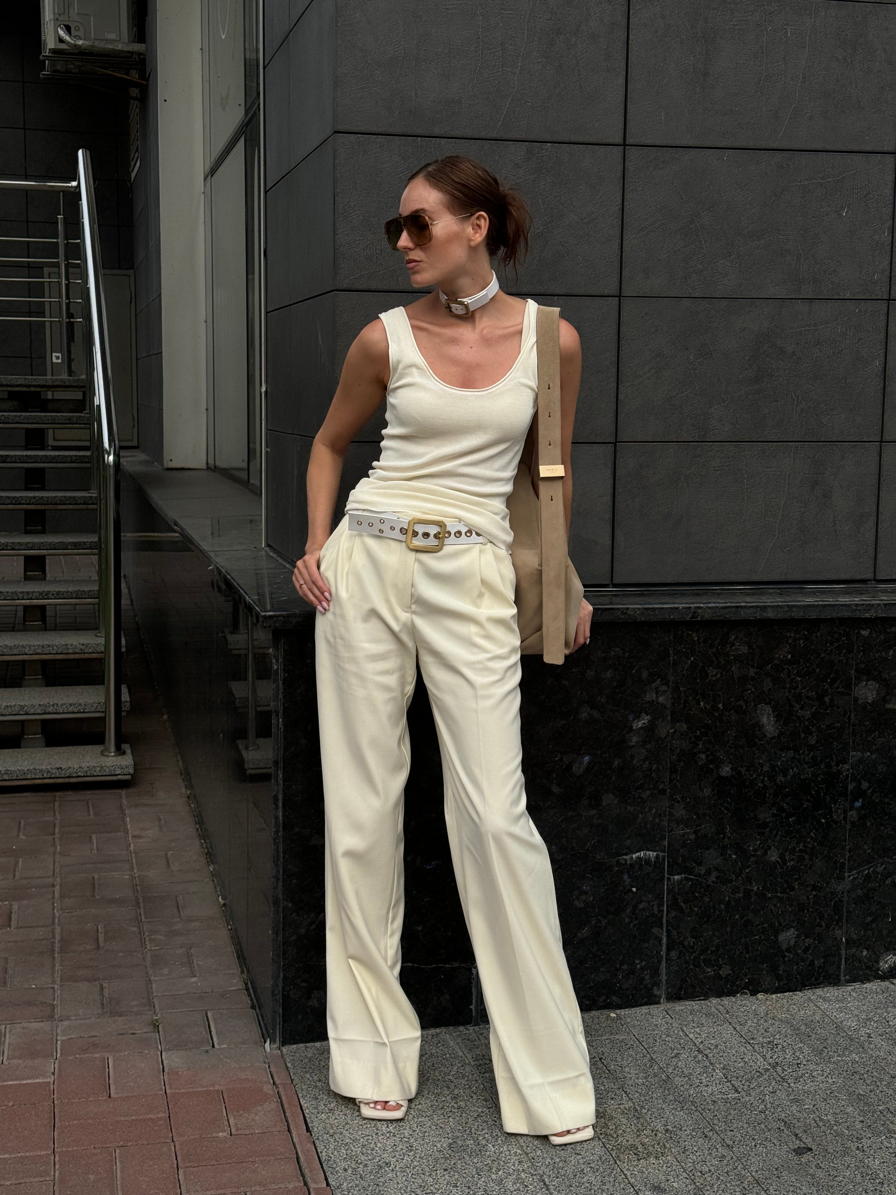 Belt Tote White
