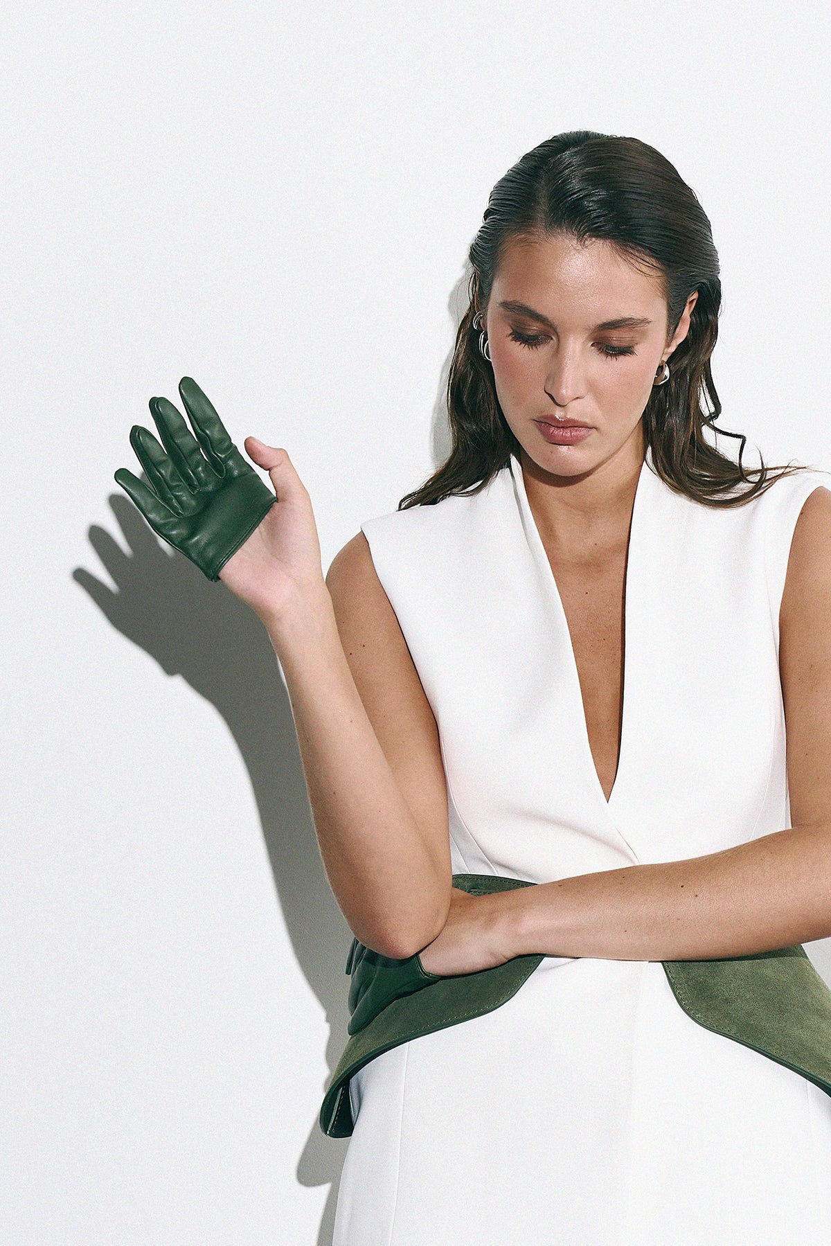 Gloves Sansa green