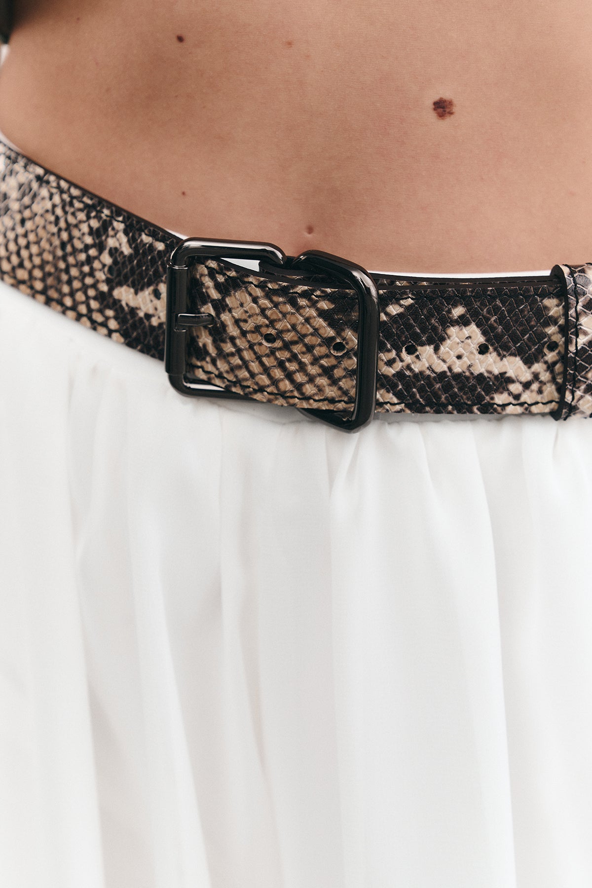 Pants with Straps Sahara White