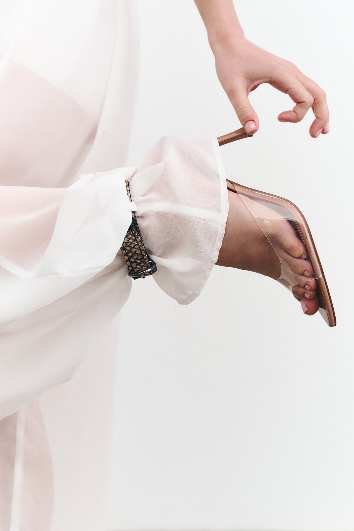 Pants with Straps Sahara White