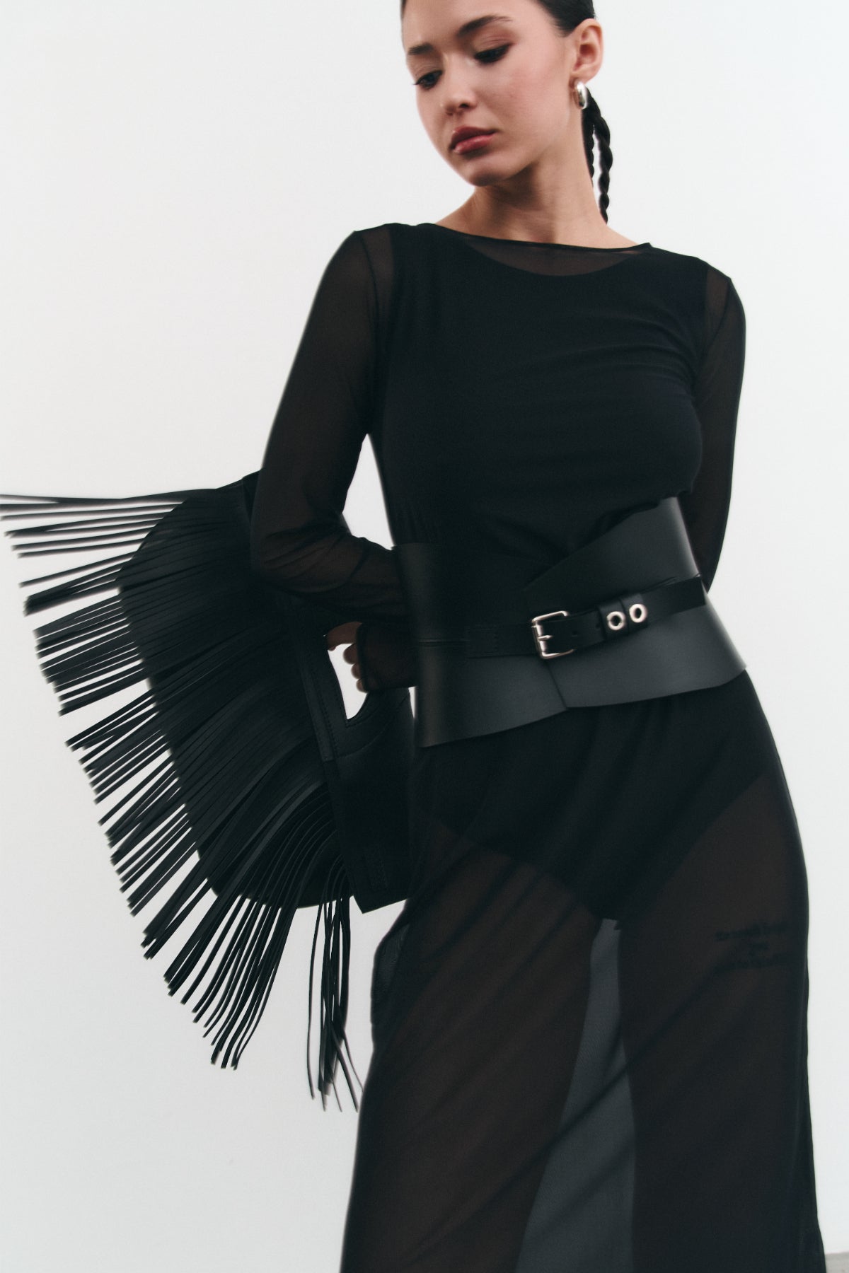 Dress with Bodysuit Shady Black