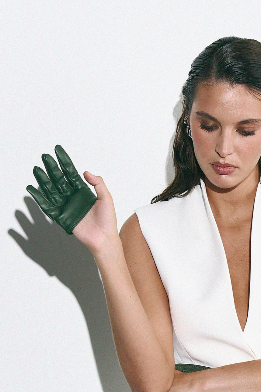 Gloves Sansa green