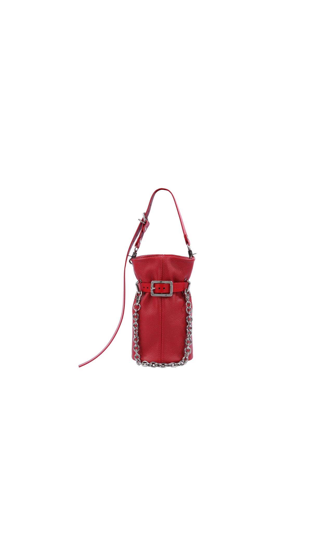 Bag Nikin 2.0 Red Textured Leather