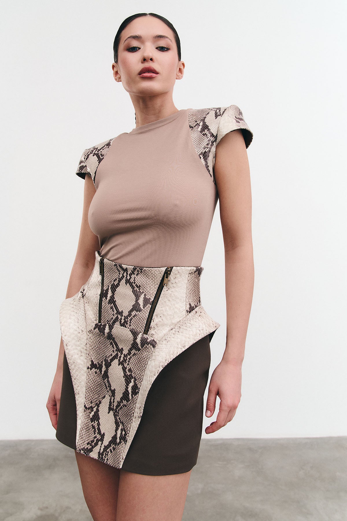 Skirt Setha Beige