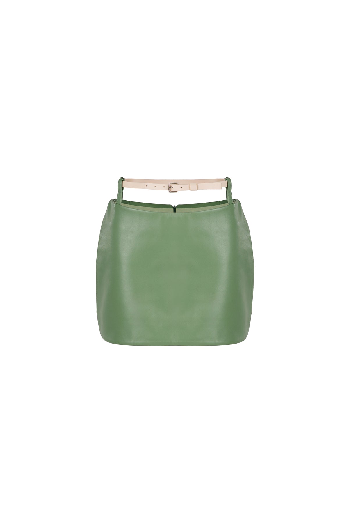 Skirt THEA with Belt Green