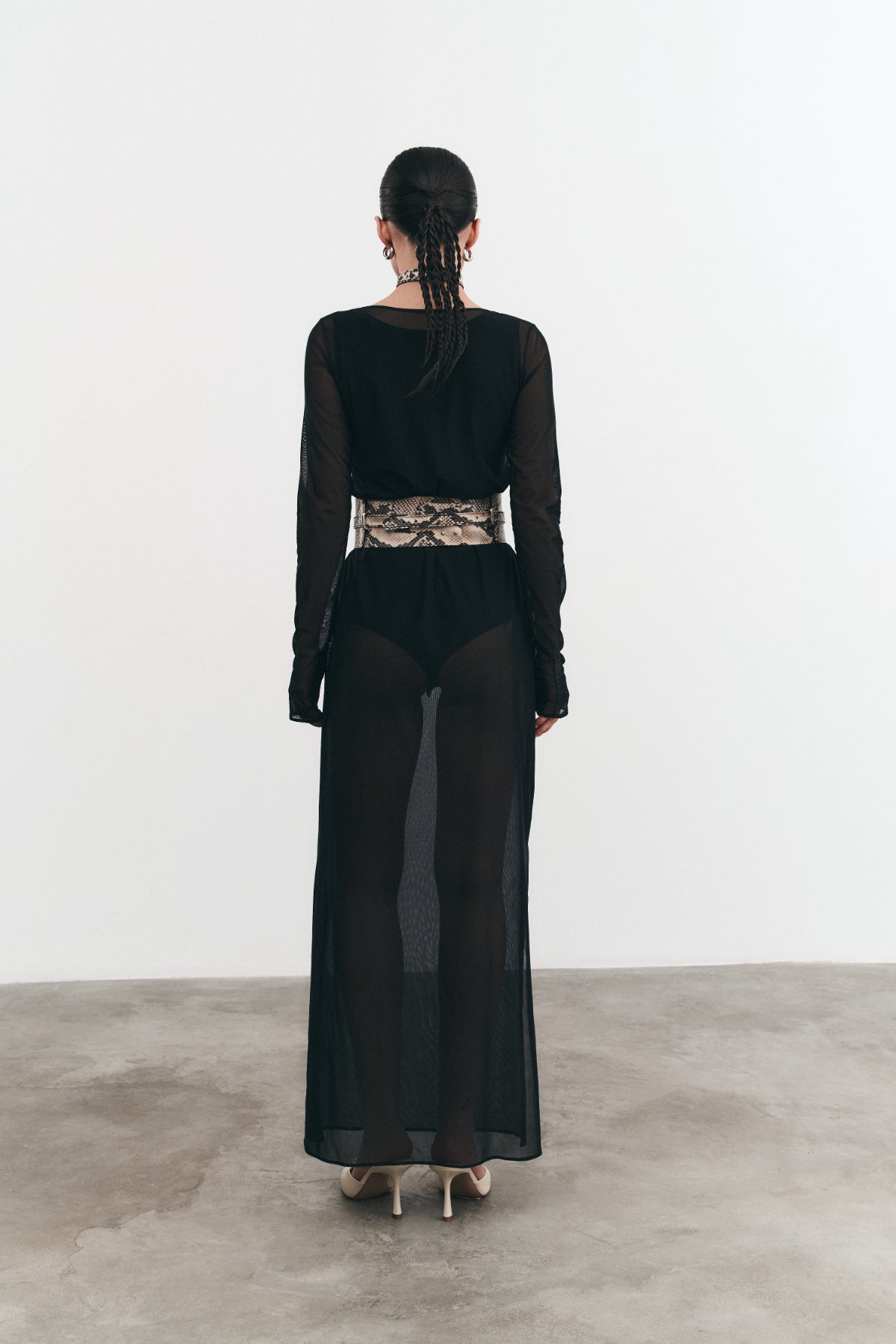 Dress with Bodysuit Shady Black