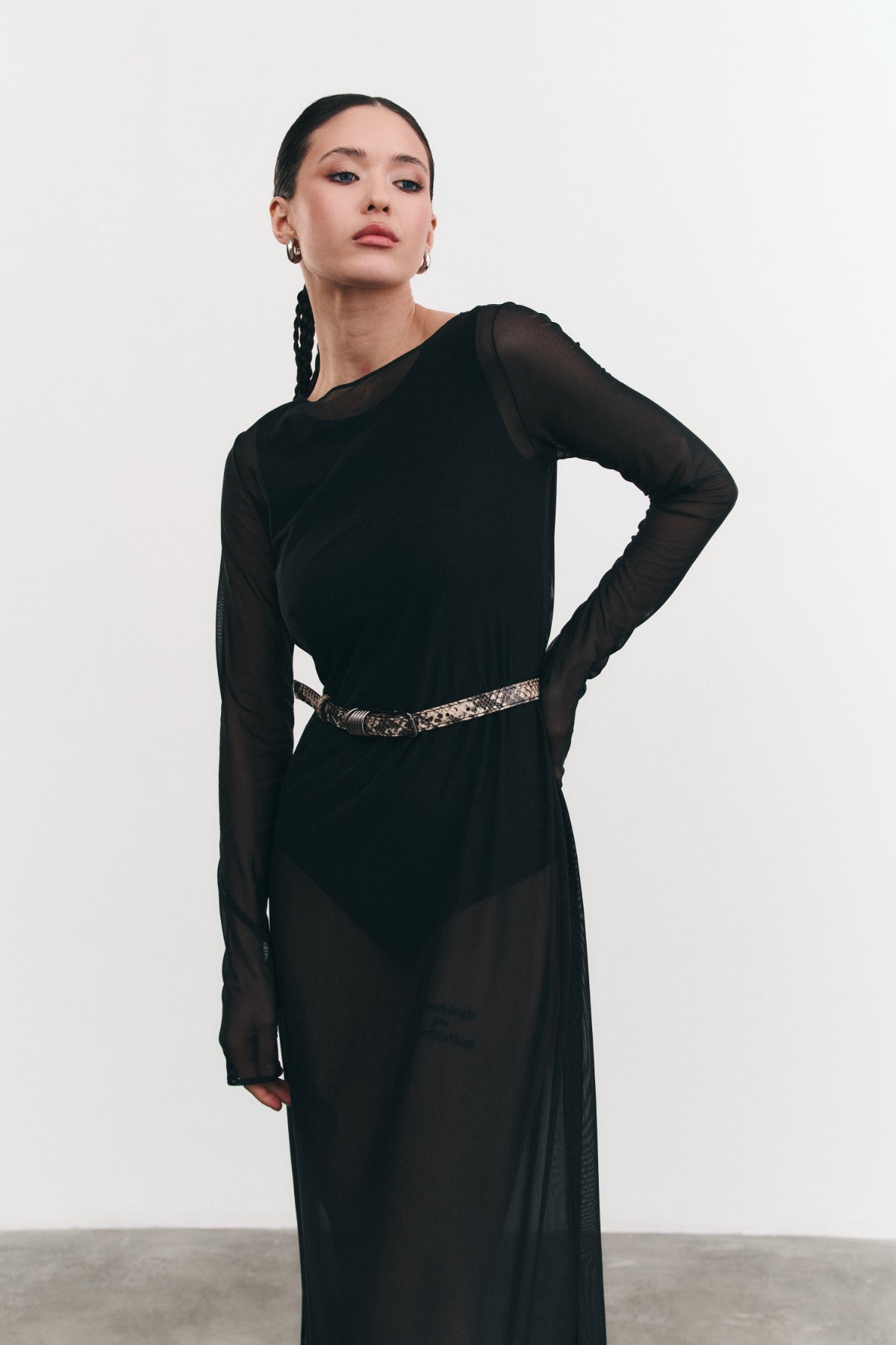 Dress with Bodysuit Shady Black