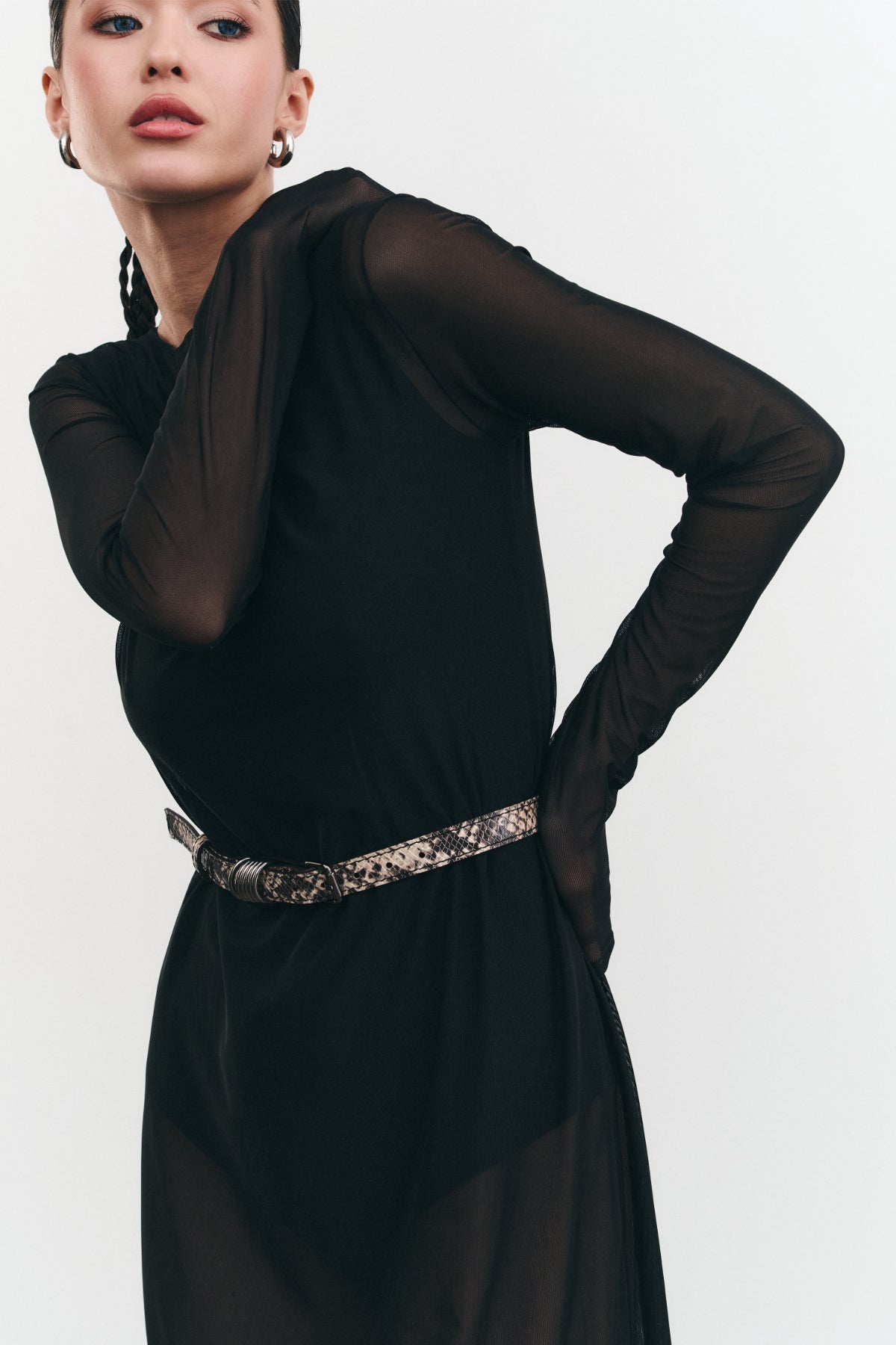 Dress with Bodysuit Shady Black