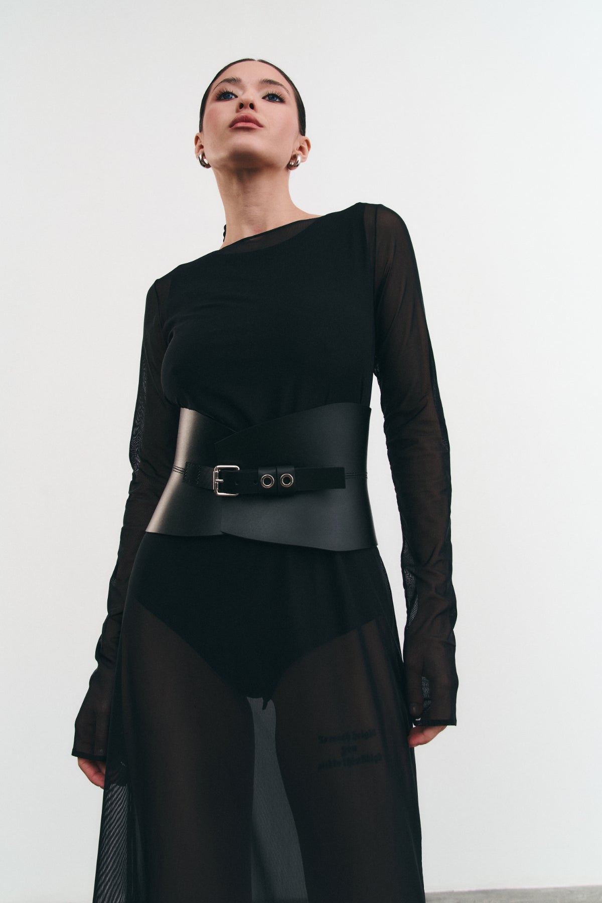 Dress with Bodysuit Shady Black