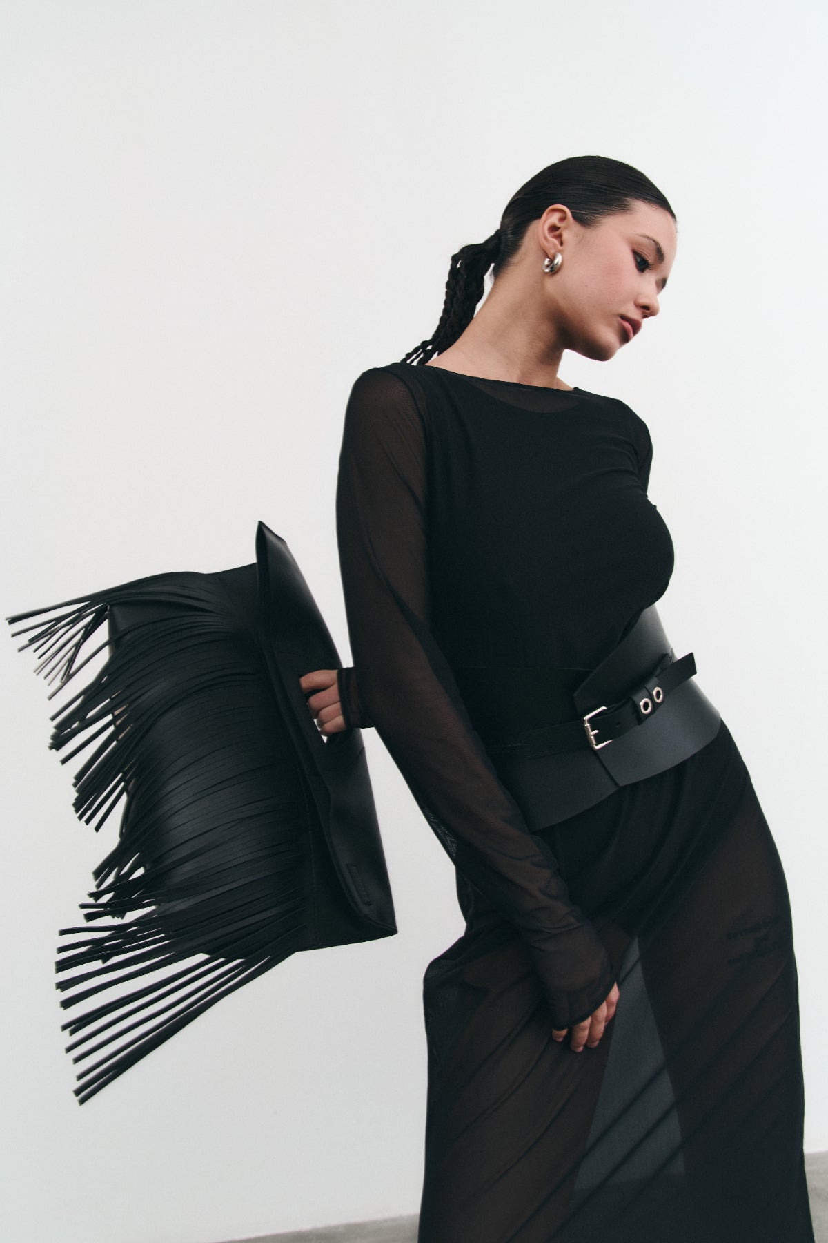 Dress with Bodysuit Shady Black